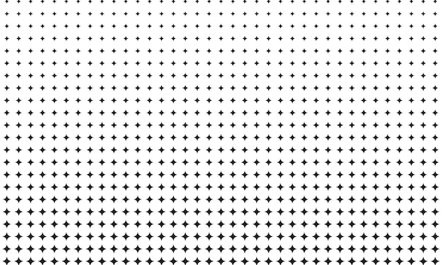 Black and white geometric background star pattern