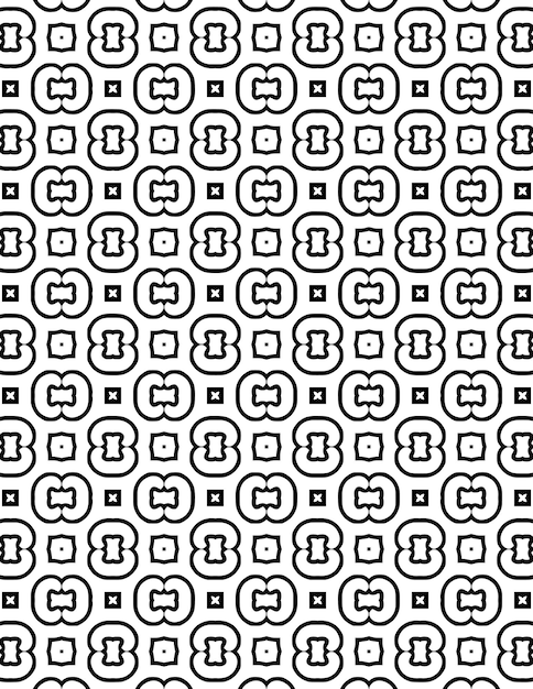 Black And White Geometric Pattern Background Illustration