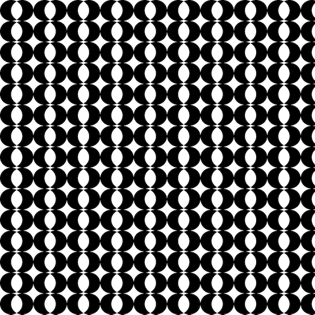 Black and White Geometric Pattern
