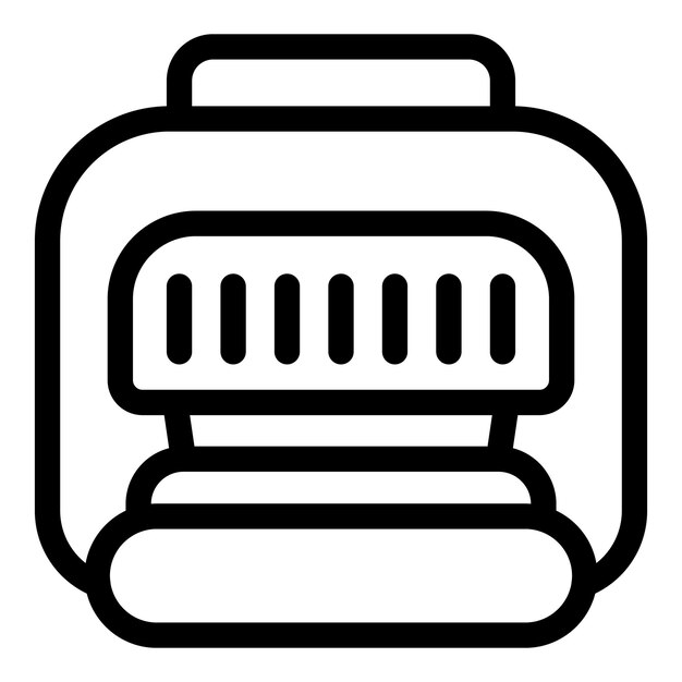 Black and white line art illustration of a classic camera lens ideal for design elements