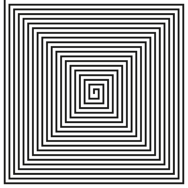 black and white maze background pattern vector illustration