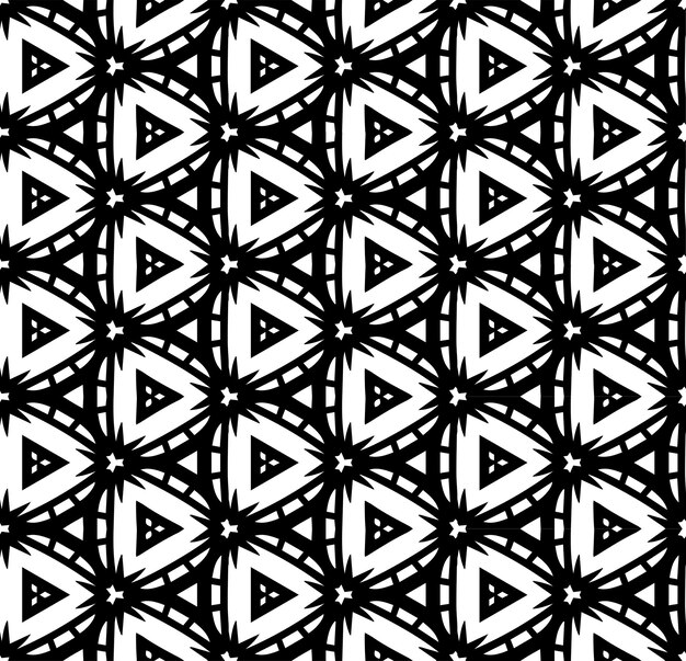 black and white seamless abstract pattern background and backdrop grayscale ornamental design mosaic ornaments vector graphic illustration eps10