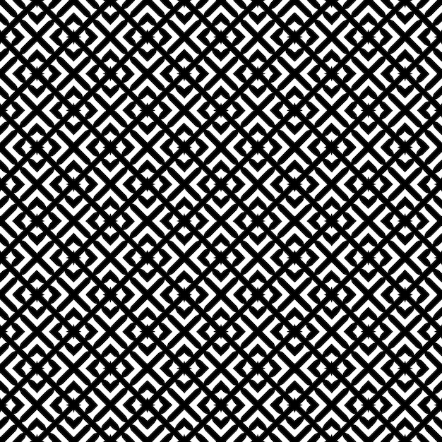 Black and white seamless abstract pattern Background and backdrop Grayscale ornamental design Mosaic ornaments Vector graphic illustration EPS10