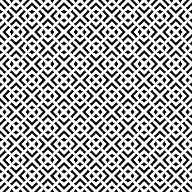 Black and white seamless abstract pattern Background and backdrop Grayscale ornamental design Mosaic ornaments Vector graphic illustration EPS10