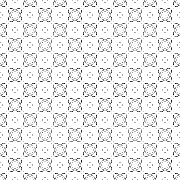 black and white seamless abstract pattern. background and backdrop. grayscale ornamental design.