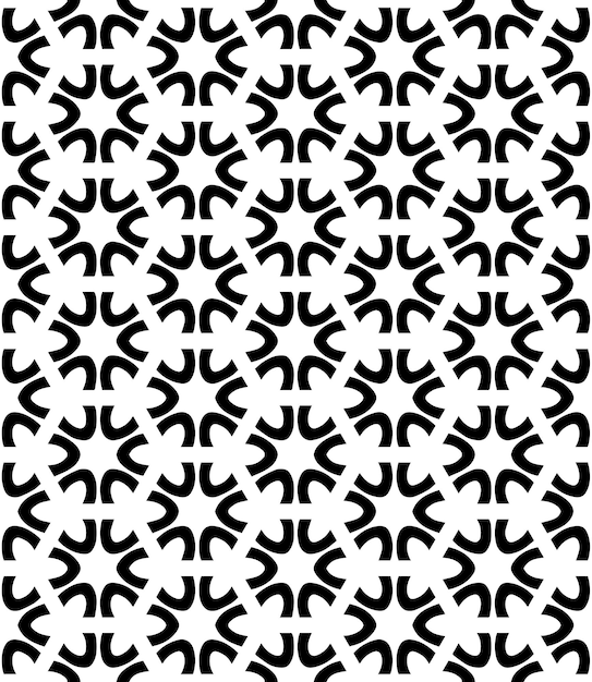 black and white seamless abstract pattern background and backdrop grayscale ornamental design
