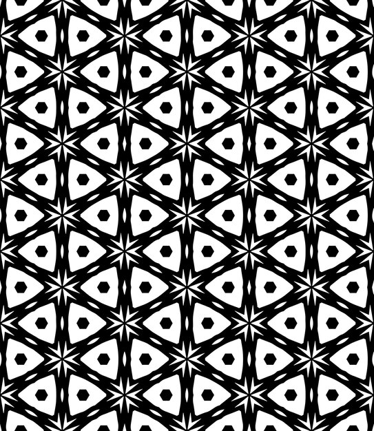 black and white seamless abstract pattern background and backdrop grayscale ornamental design