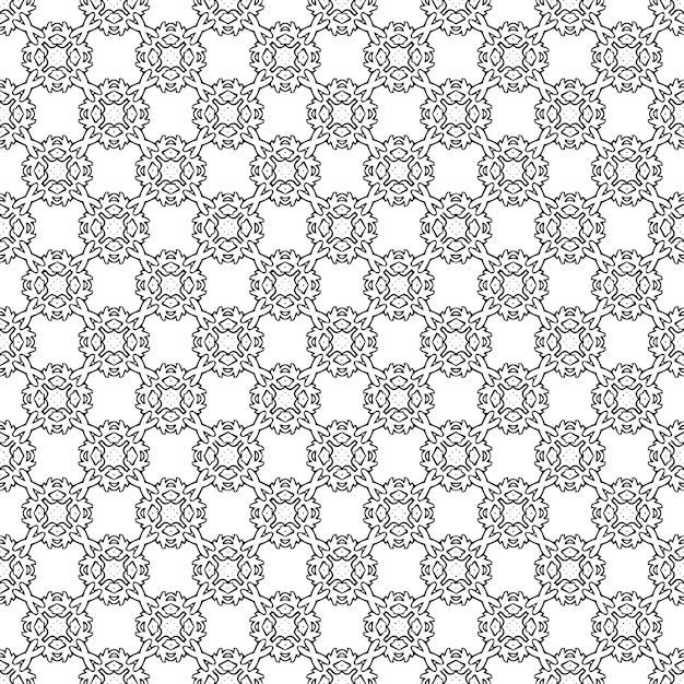 black and white seamless pattern texture greyscale ornamental graphic design mosaic ornaments pattern template vector illustration eps10