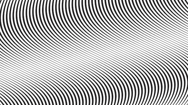 Black and white stripes abstract background vector image