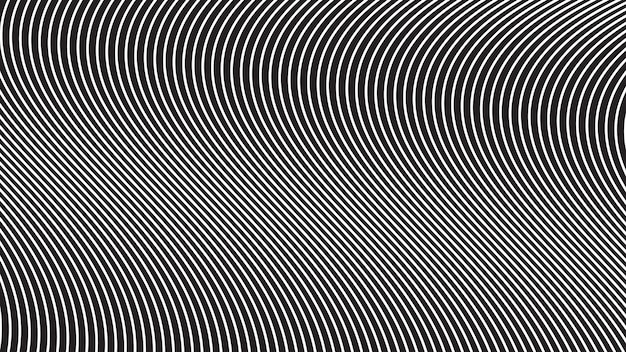 Black and white stripes abstract background vector image