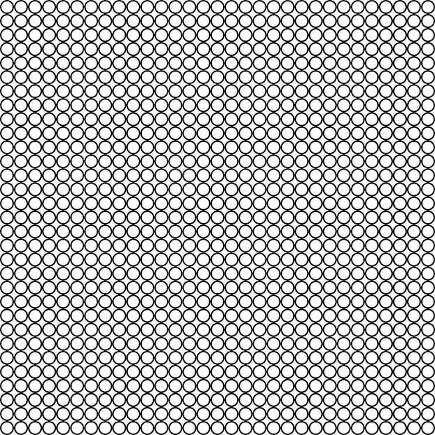 Black and white Texture of small circles, Grid of round figures