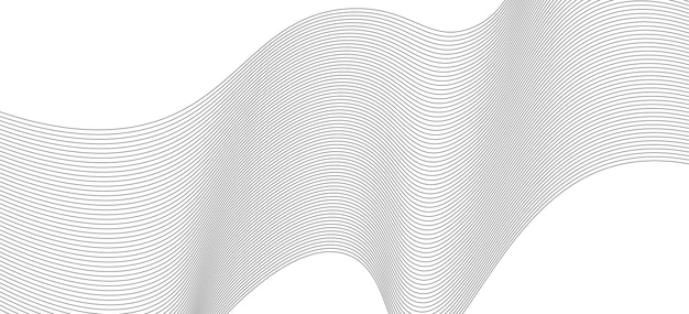 black and white wavy line pattern