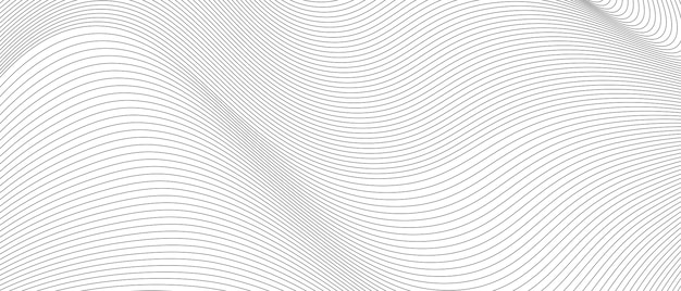 Black and white wavy line pattern