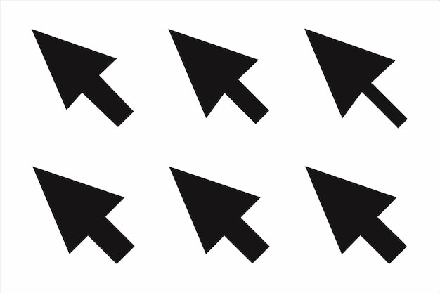 black arrow pointing to the right