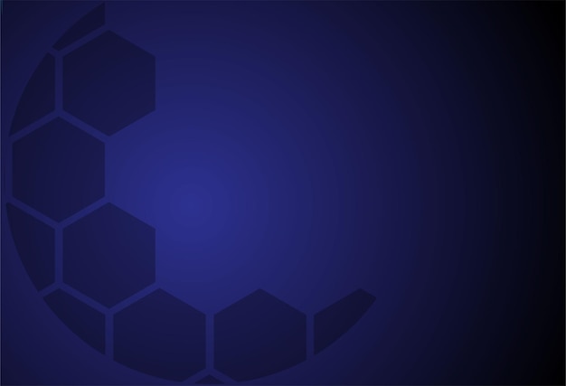 black blue background gradation with a hexagon vector illustration