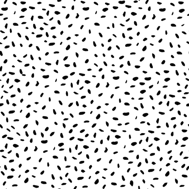 Black dots are arranged randomly on an isolated background vector illustration stock illustration