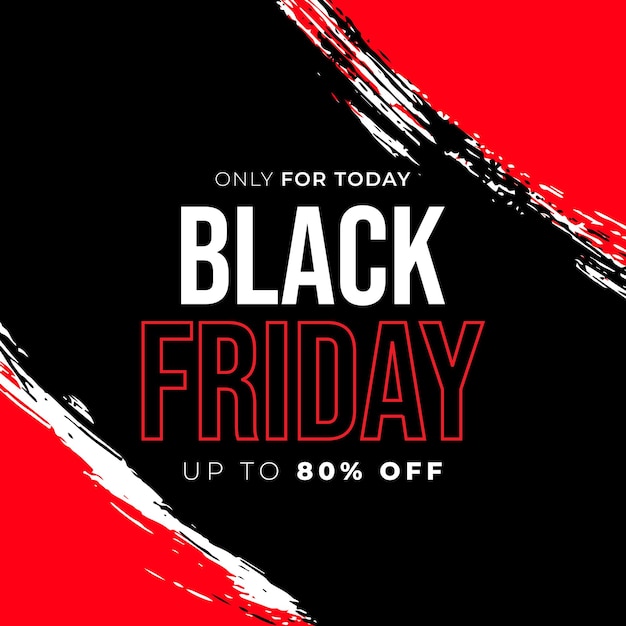 Black friday sale banner design