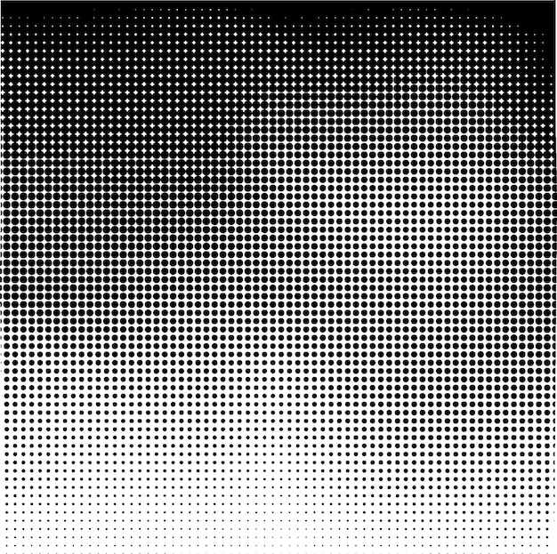 Black grain pattern Halftone texture fade effect