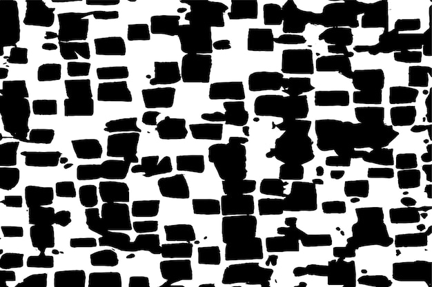 black grunge texture with rough and gritty effect on white background vector design