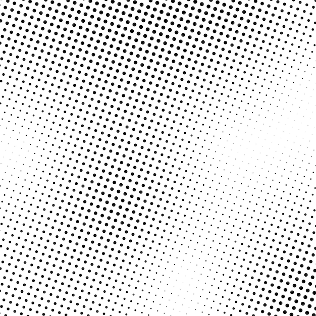 Black Halftone Texture Backgroiud Vector