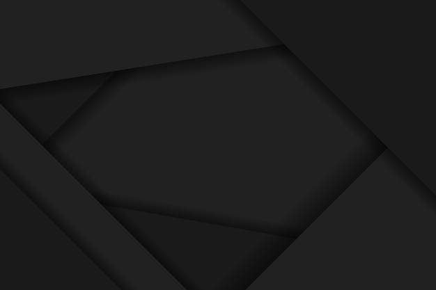 Black Material Geometric Background With Copyspace Abstract Business Banner Technology Wallpaper