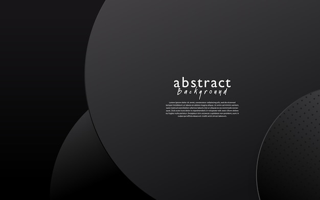 black modern abstract background design