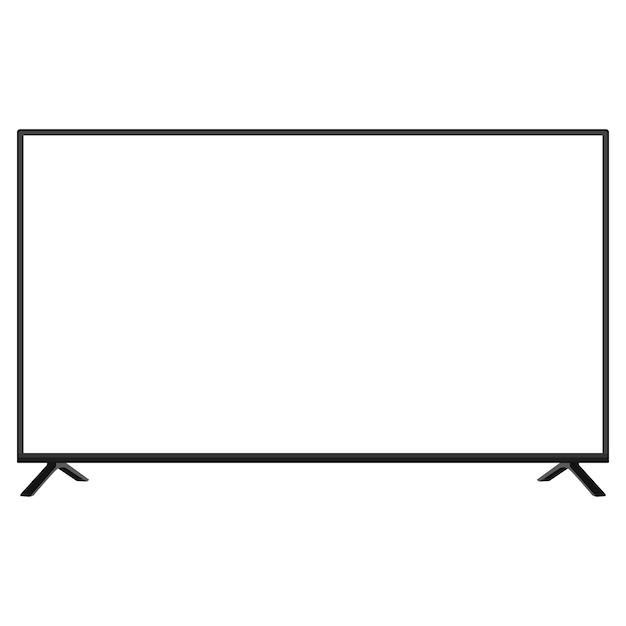 Black modern TV