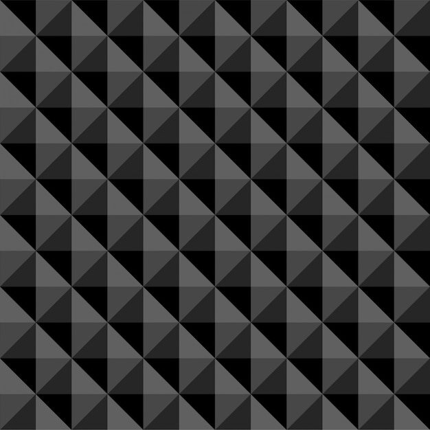 Black pattern abstract polygonal seamless