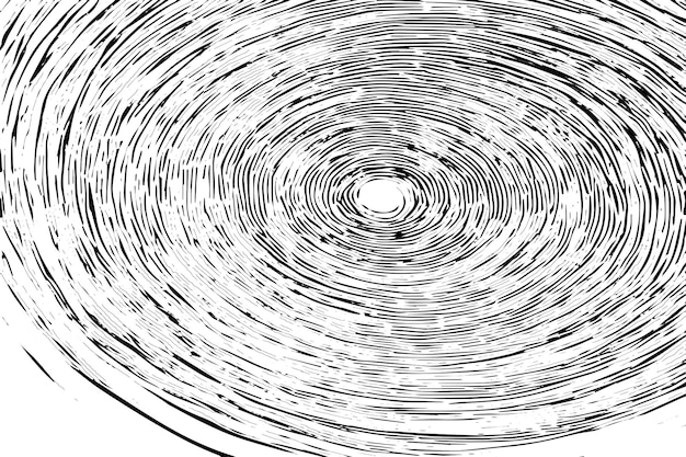 black random lines or scratches on white paper vector image background texture