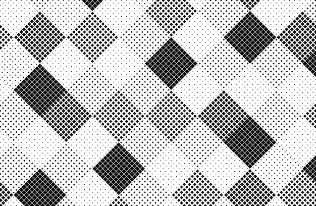 black square halftone pattern