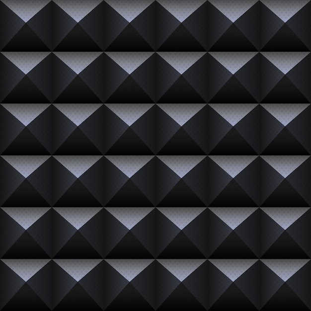 Black square seamless pattern
