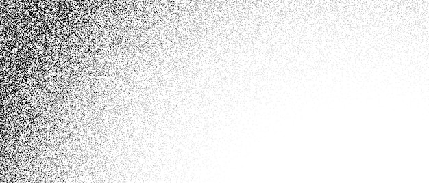 Black stippled gradient texture Grunge dotted noise background Black gritty splattered sand overla