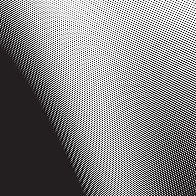 Black stripes line with halftone pattern abstract background