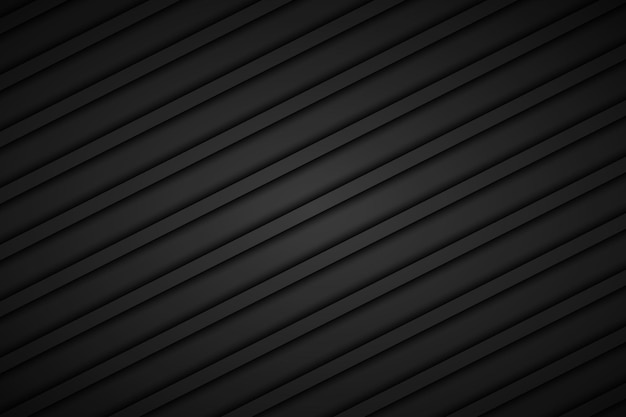 Black technology concept abstract stripes dark metallic geometric background design vector illustration