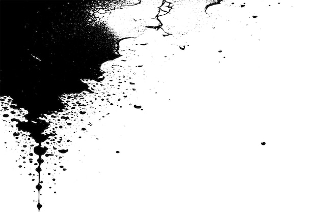 black texture on white background vector illustration overlay monochrome grunge background texture
