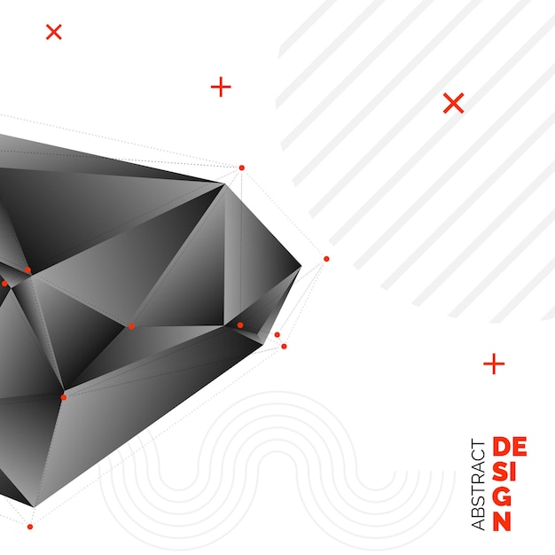 black vector blurry triangle background design geometric background in origami style with gradient