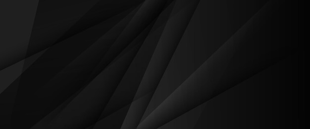 Black vector minimalist modern abstract banner with shapes For website banners brochure posters flyer card and cover