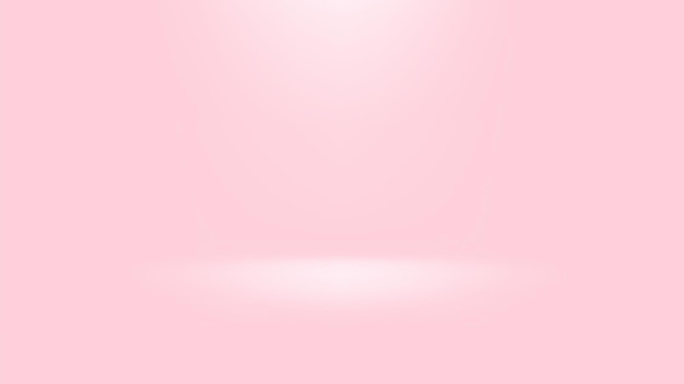 blank pink product display background with lighting studio room effect