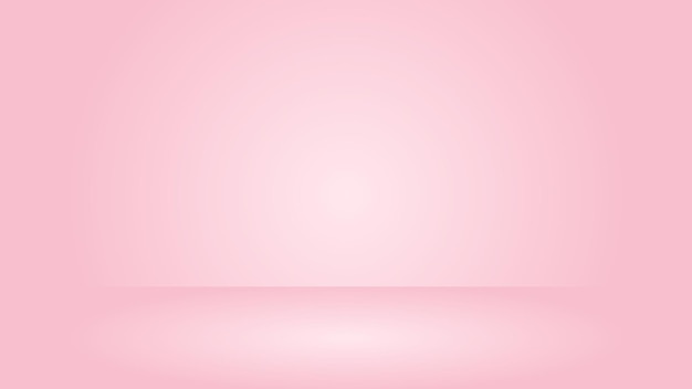 blank pink studio room with color lighting effect background for product display and graphic design