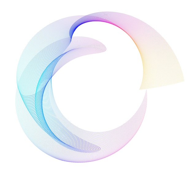 Blend Tool Design elements many poligon lines twist created using06