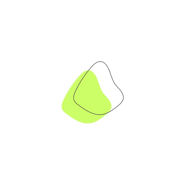 blob element vector light green color green