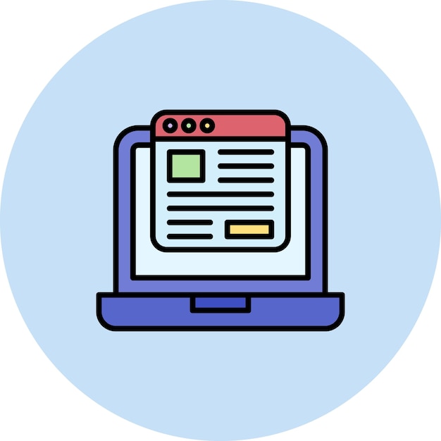 Blog icon vector image Can be used for News and Media