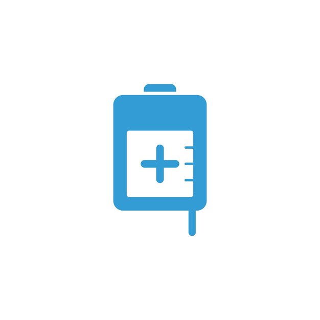 Blood Bag icon vector design templates simple and modern