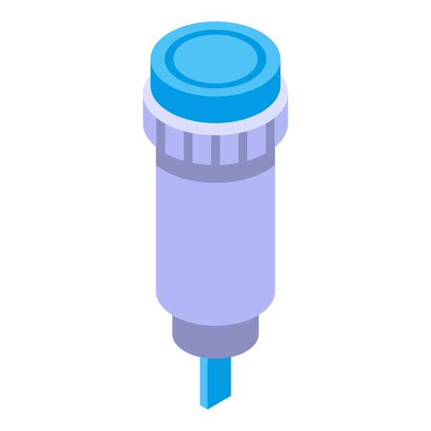 blood test icon isometric of blood test vector icon for web design isolated on white background