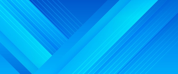 Blue abstract background with shapes
