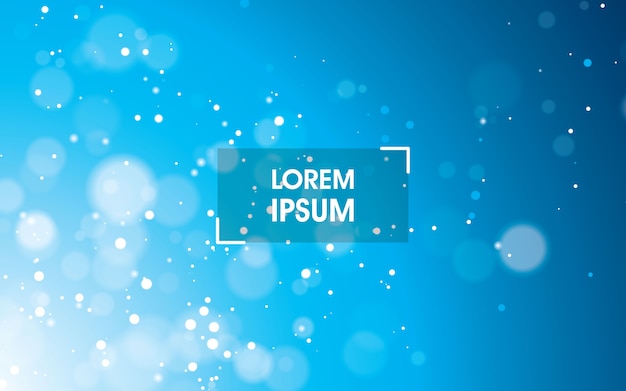 blue abstract bokeh background vector