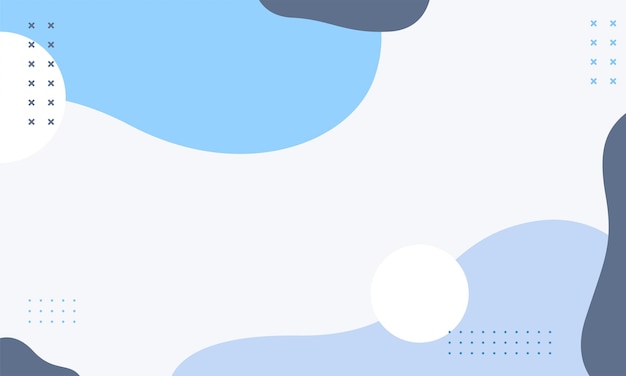 Blue abstract geometric shapes background