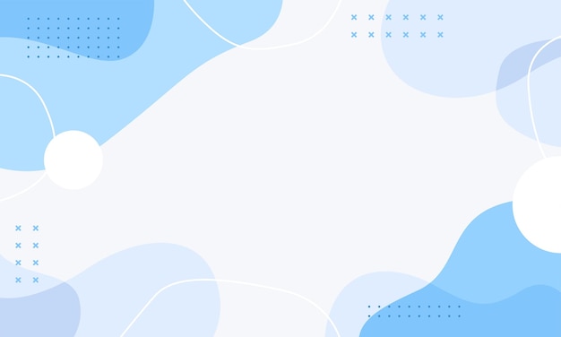 Blue abstract geometric shapes background