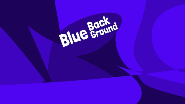 Blue abstract hand drawn background with abstract element and dynamic shape
