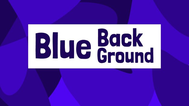 Blue abstract hand drawn background with abstract element and dynamic shape